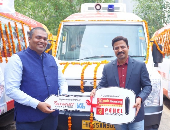 PNB Housing Finance collaborates with Wockhardt Foundation to launch fully equipped Mobile Medical Units in four metropolitan areas